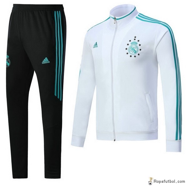 Chandal Real Madrid 2017/18 Blanco Verde Negro